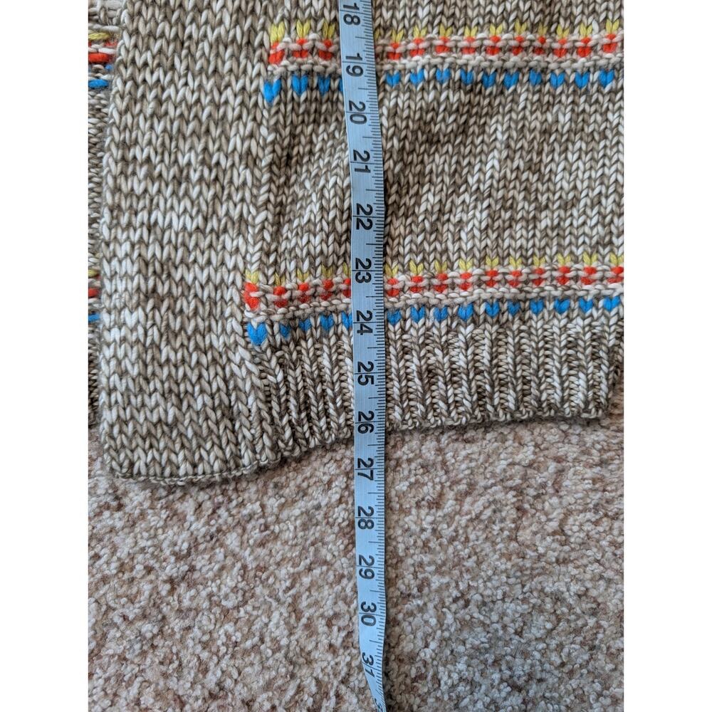 American Eagle Outfitters Open Front Cardigan Sweater Size XS/S Fair Isle Wool - Picture 9 of 10